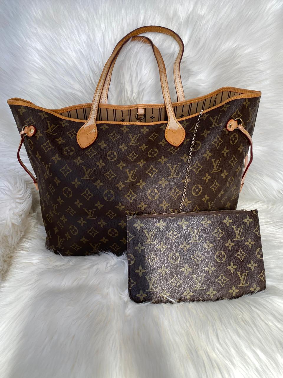 Preloved lv leather Handbag